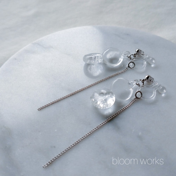 ◇受注制作◇ 水滴　ピアス&イヤリング　B 7枚目の画像