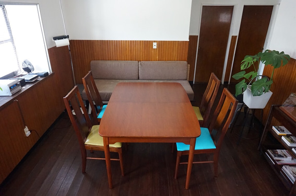 EXTENSION DINING TABLE & CHAIR 2枚目の画像