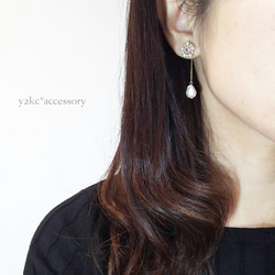 【14kgf】2way  petal snow pierce♡ 4枚目の画像