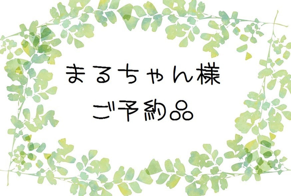 まるちゃん様　ご予約品 1枚目の画像