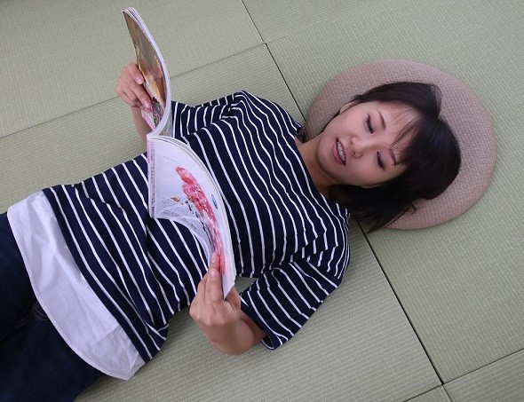 ★在庫処分✦半額★ハイブリッド畳㉑丸いクッション畳　2個セット