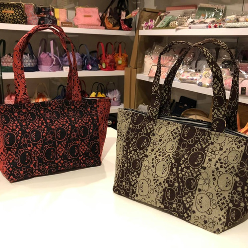 ☆公式ライセンス商品☆リラックマ畳縁「和柄」えんじ色 4m巻