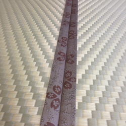 オリジナル畳縁「たたみへり」　桜・茶 4m 3枚目の画像