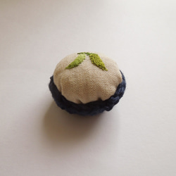 枝豆刺繍のピンクッション 3枚目の画像