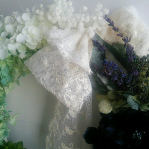 売り切れました＊秋リースにも☆風になって、森のように、流れる川の  