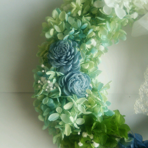 売り切れました＊秋リースにも☆風になって、森のように、流れる川の  