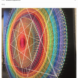 ☆チャクラ糸かけ曼荼羅☆ タペストリー・壁掛け MANDARA81壹光 通販