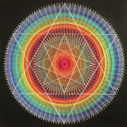 糸掛曼荼羅　テーマ『チャクラ』 糸掛曼荼羅 テーマ『チャクラ』