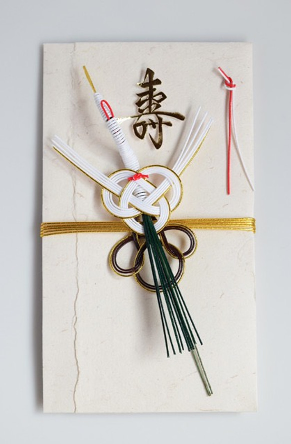 鶴と祝う【手漉き和紙のご祝儀袋】金 2枚目の画像