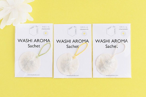 WASHI AROMA sachet _ chamomile (2点セット) 2枚目の画像