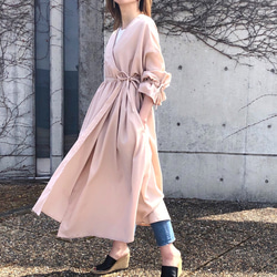 キャンディースリーブカシュクール(桜色) 1枚目の画像