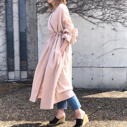 キャンディースリーブカシュクール(桜色) 3枚目の画像