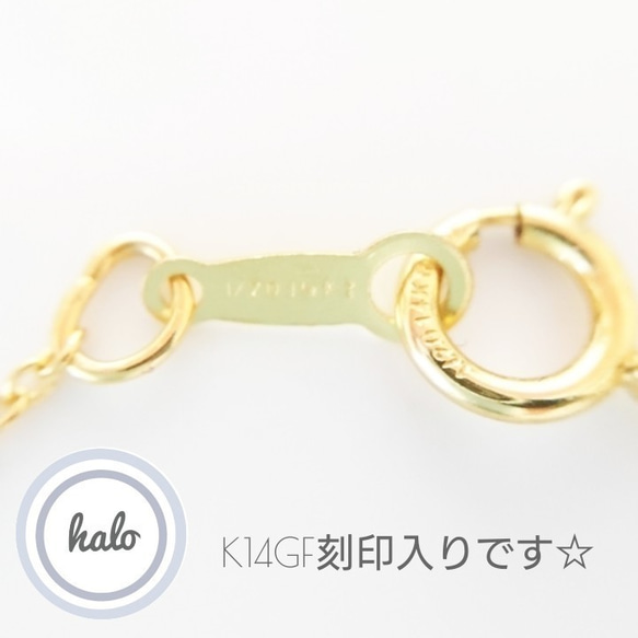 ＊14kgf＊SWAROVSKIネックレス ハート ピンク 4枚目の画像