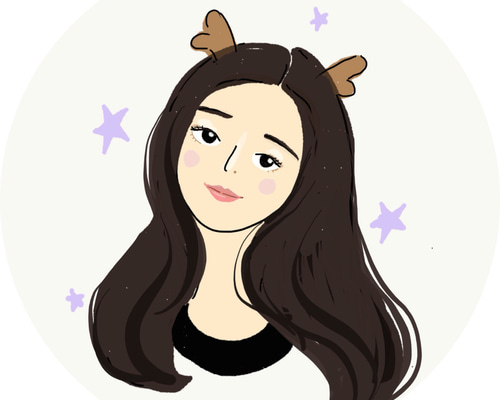 韓国風似顔絵( ^ω^ )オーダーメイド【データ】 絵画 morae 通販