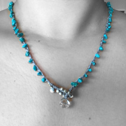 Turquoise 2way Crochet Jewelry 3枚目の画像