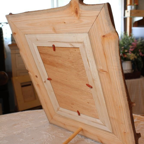 熊野産ヒノキと流木の額縁・2Lサイズのフォトフレーム（2） フォト