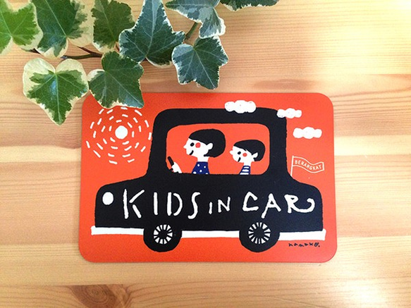 KIDS IN CARステッカー（親子） 1枚目の画像