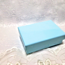 ギフトボックスブルー高級貼り箱 1枚目の画像