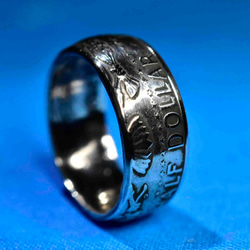 ビンテージ（銀貨）ケネディハーフダラーで指輪お作りします　 7枚目の画像