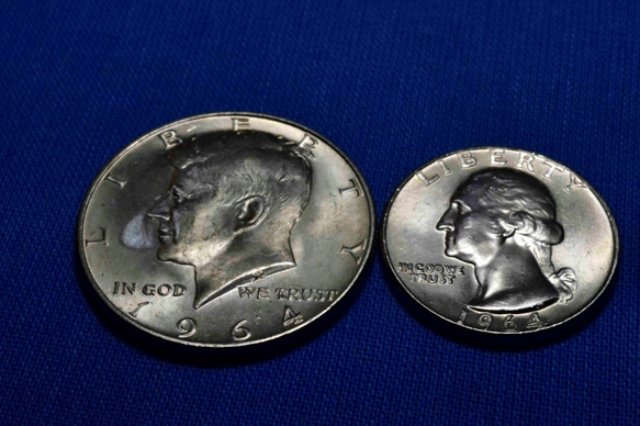 ビンテージコイン（銀貨）でペアリングお作りします  　  　受注生産　 10枚目の画像