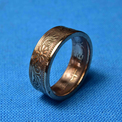 古銭　大日本　桐一銭青銅貨で指輪お作りします 4枚目の画像