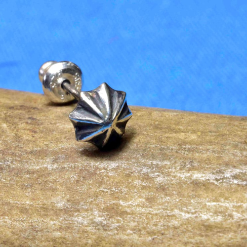 インディアンジュエリー シルバーピアス アポロ ③ ハンドメイド 
