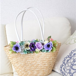 Flower basket　（カゴバッグ） 1枚目の画像