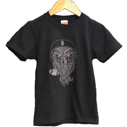 【家族で一緒にプリントTee】プレミアムコットンowlグラッフィック大人Tシャツ 6枚目の画像