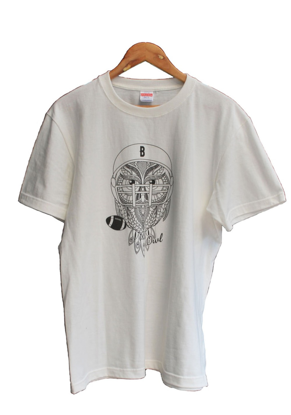 【家族で一緒にプリントTee】プレミアムコットンowlグラッフィックキッズTシャツ 5枚目の画像