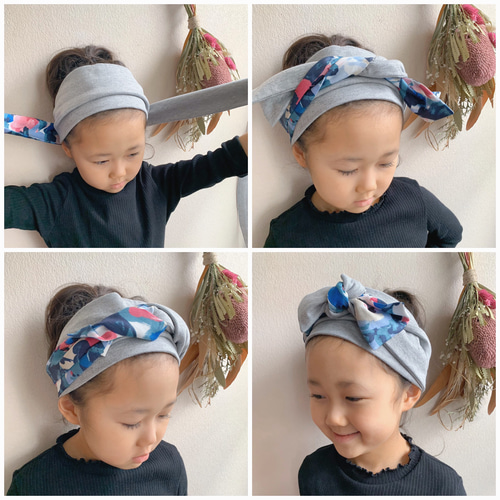 キッズGIRL リボンヘアバンド ✳︎ 各種 セミオーダー 子供服 KIMMADE 