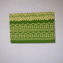 ハワイアンファブリック　大きいファブリックパネル　カヒコ　グリーン 8枚目の画像