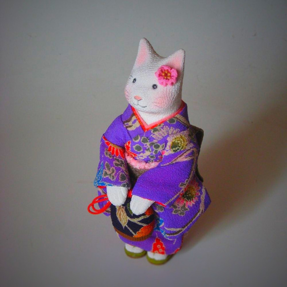 縮緬福猫 春猫 その二 その他人形 ねこしょう 通販 11522428｜Creema