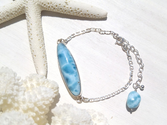 Sold ♡Sea ties bracelet♡ｰスタイリッシュ！まるで海のような美しいハイクオリティラリマー 7枚目の画像