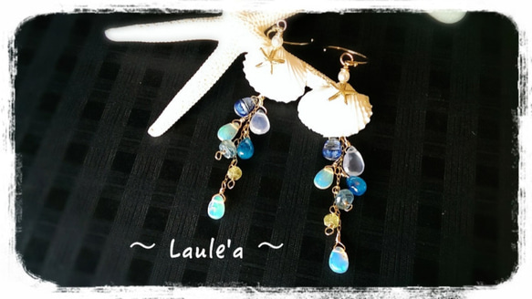 貝殻の軌跡 -Earrings- （14kgf） 2枚目の画像