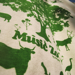 アニマルツリーTシャツ　木 メンズ オーガニックコットン 動物 4枚目の画像