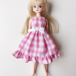 ご検討中　オリジナルドールチャーム☆みるくちゃん♪ピンクのワンピース a1de01cf37c8f8685ff71d7b338e46