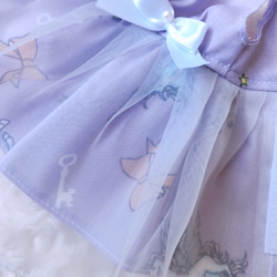 リカちゃん　服　ワンピース　紫 4枚目の画像