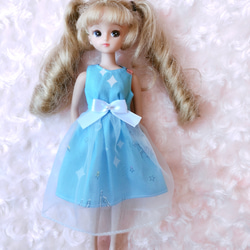 リカちゃん 服 ワンピース 水色 その他人形 CHOMA 通販 11215180