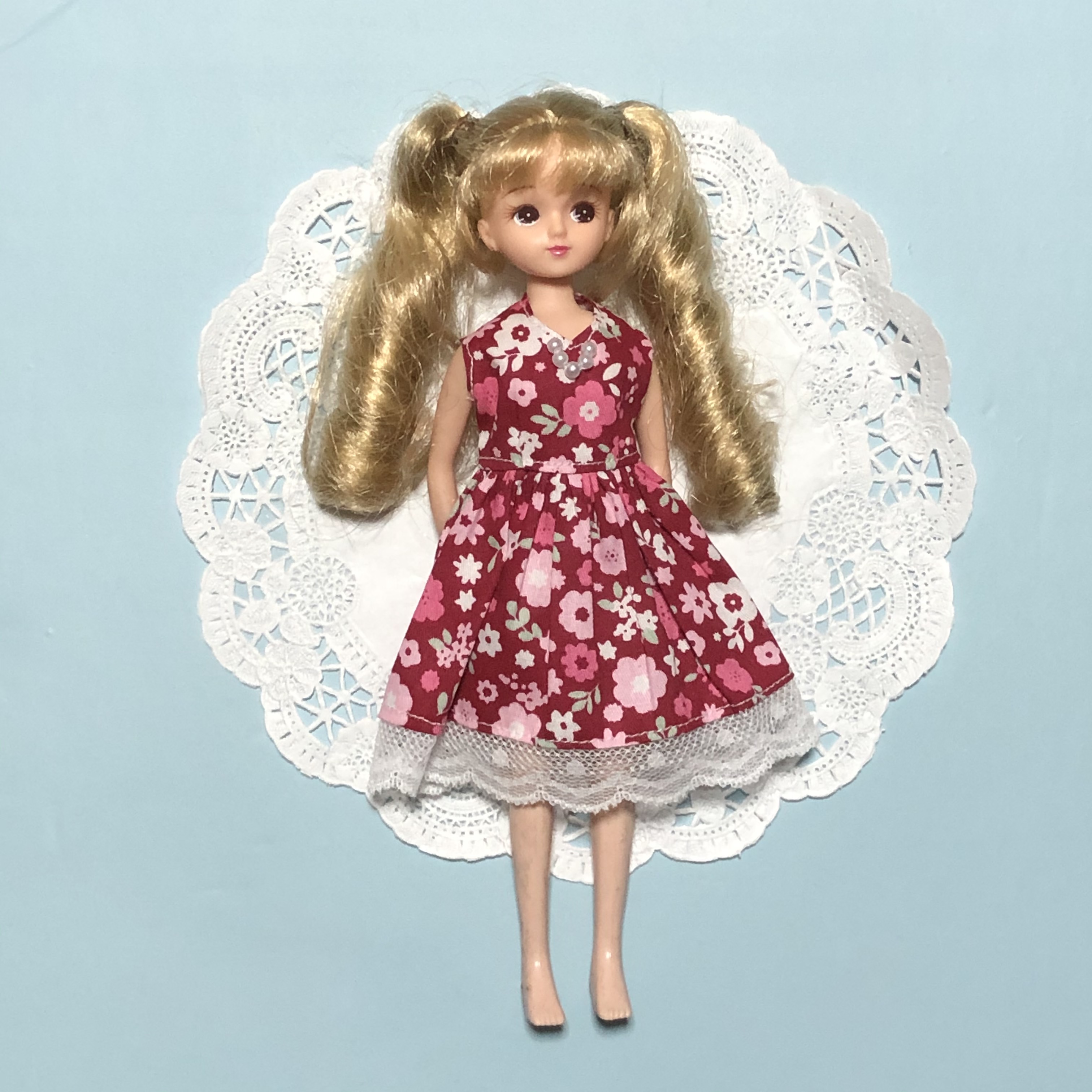 専用 リカちゃん 服 ハンドメイド 花冠付！895番 リカちゃん