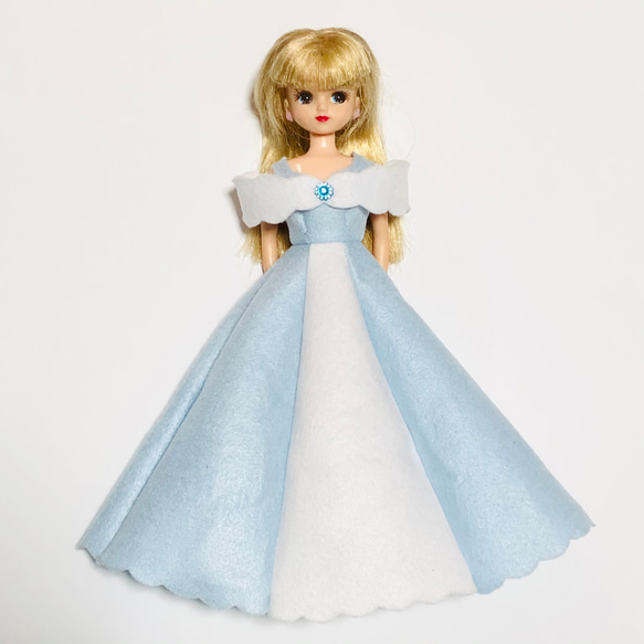 リカちゃん フェルトドレス シンデレラ風 その他人形 CHOMA 通販 リカちゃん フェルトドレス シンデレラ風 その他人形 CHOMA 通販