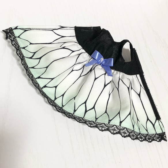 リカちゃん　服　ワンピース　蝶の羽模様 3枚目の画像