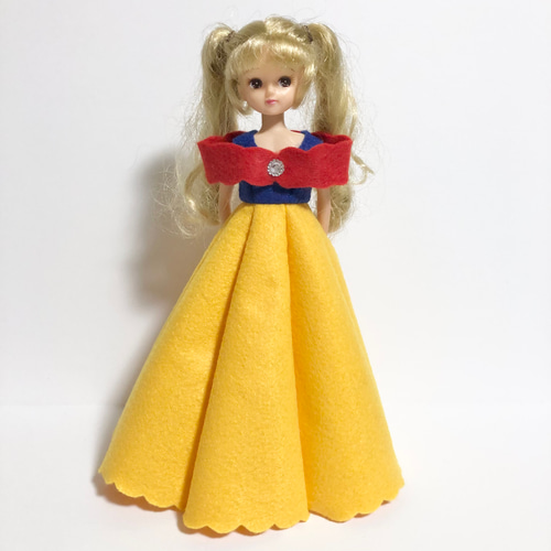 リカちゃん 服 フェルトドレス 白雪姫 その他人形 CHOMA 通販 12550721