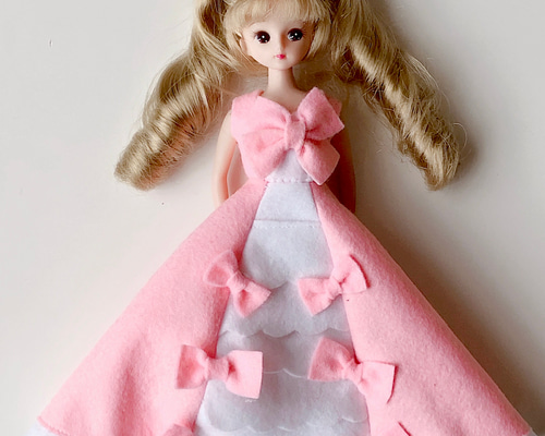 リカちゃんの服 ハンドメイド♡ピンクの薔薇♡ 0a5962b0dcaadd93200186098c6c65