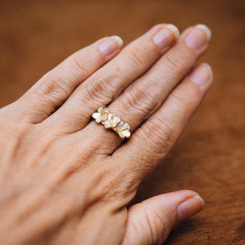 ハイビスカス リング (トリプル) 指輪・リング Atelier Shinji