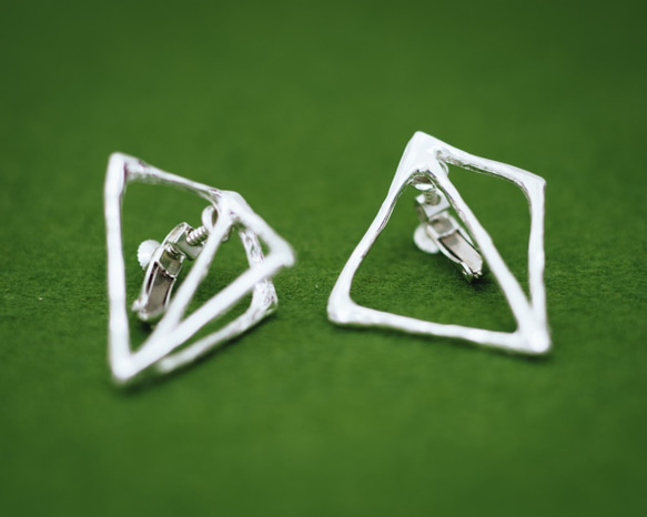 SHINJI ART幾何耳環（耳環也可作為選項提供） 第5張的照片