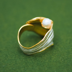 內木珍珠戒指 第2張的照片