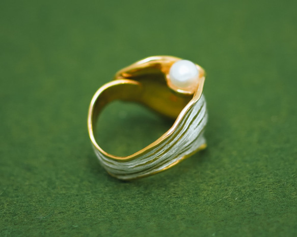 內木珍珠戒指 第2張的照片