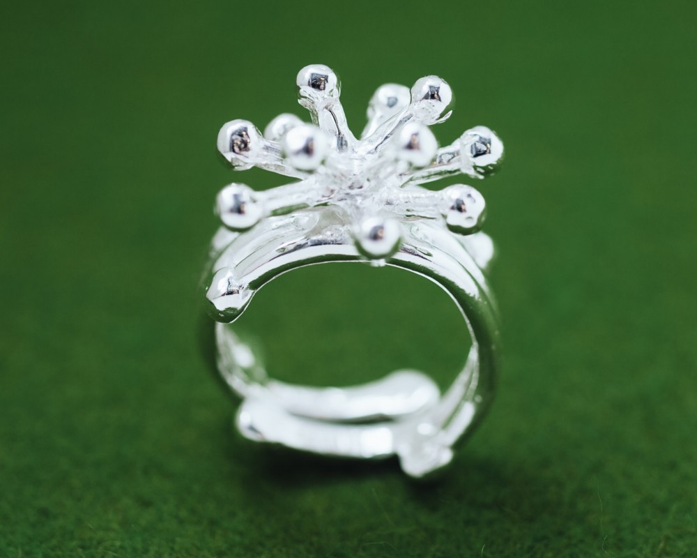 ナンテン リング - ハンドメイド・コンテンポラリージュエリー