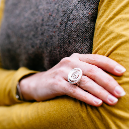 タマネギ リング ブリタニアシルバー958 指輪・リング Atelier Shinji