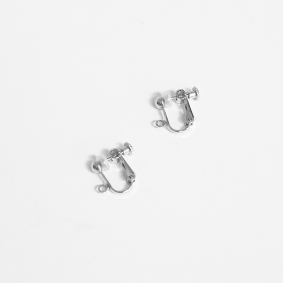 くねくねポップ Pierces / Earrings -memphis black- 3枚目の画像